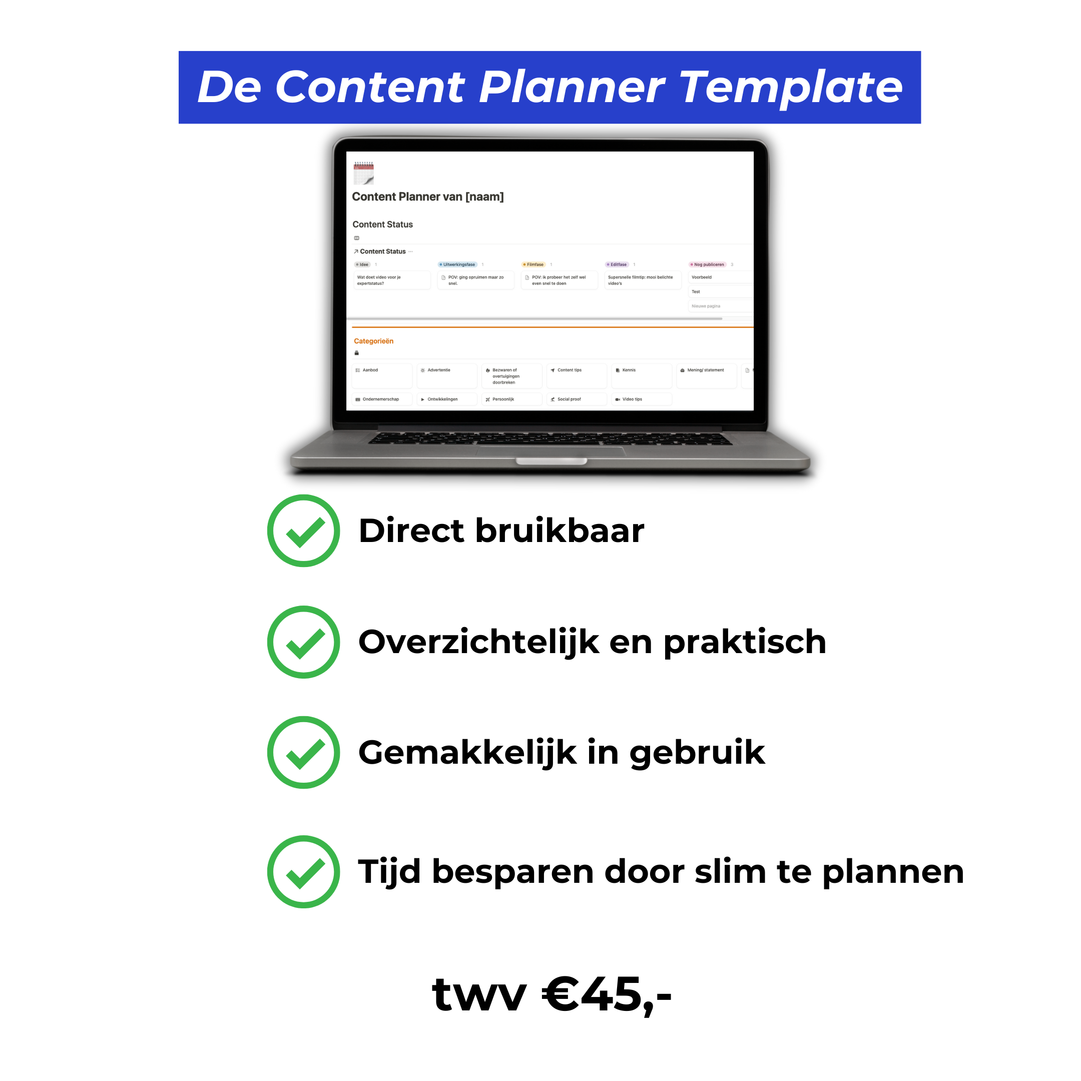 De Content Planner Template